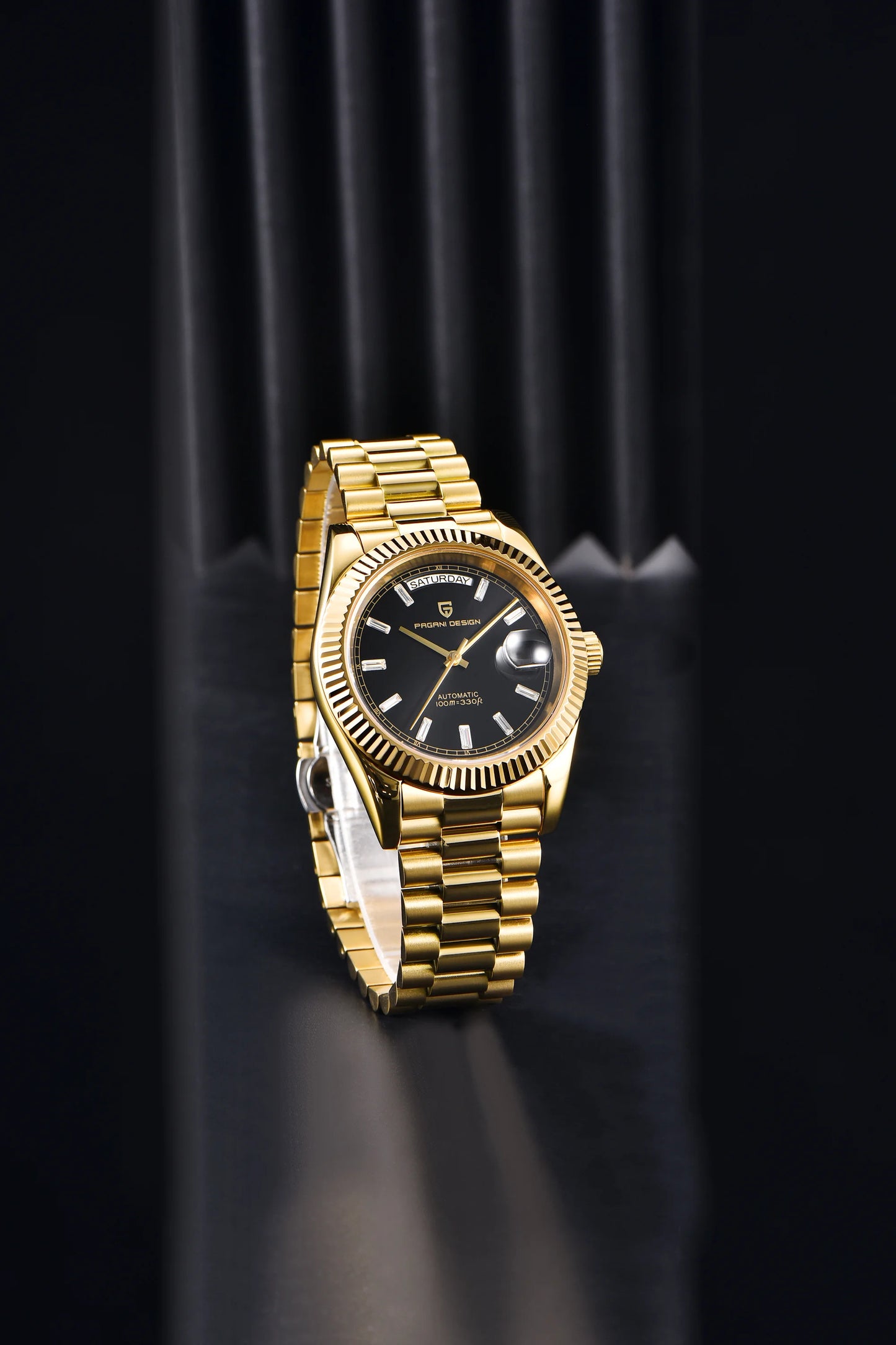 PAGANI DESIGN 2025 New Luxury Rose Gold DD40 Automatic Watch For Men NH36A Mechanical Wristwatch Men Stainless steel Waterproof