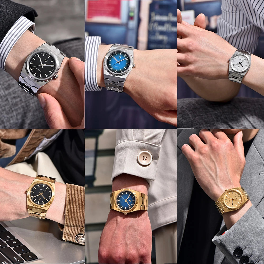 PAGANI DESIGN 2025 New VJ21 Fashion Man Quartz Watch V2 Sapphire 10Bar Waterproof Thin 7MM Luminous C3 Upgrade reloj hombre