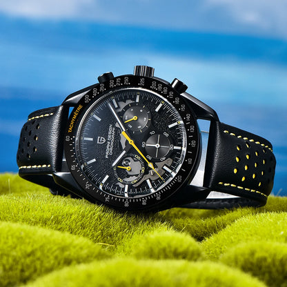 Relógio PAGANI DESIGN 1701 Moon para homem, lançamento 2025, de luxo, quartzo, cronógrafo, desportivo, com vidro de safira e design moderno. Ideal para oferecer!