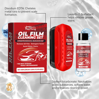 Glass Cleaning Board Universal Glass Cleaning Wipe Board Cleaning Glass Brush for Car Windshield Oil Film Cleaner Glass Coating