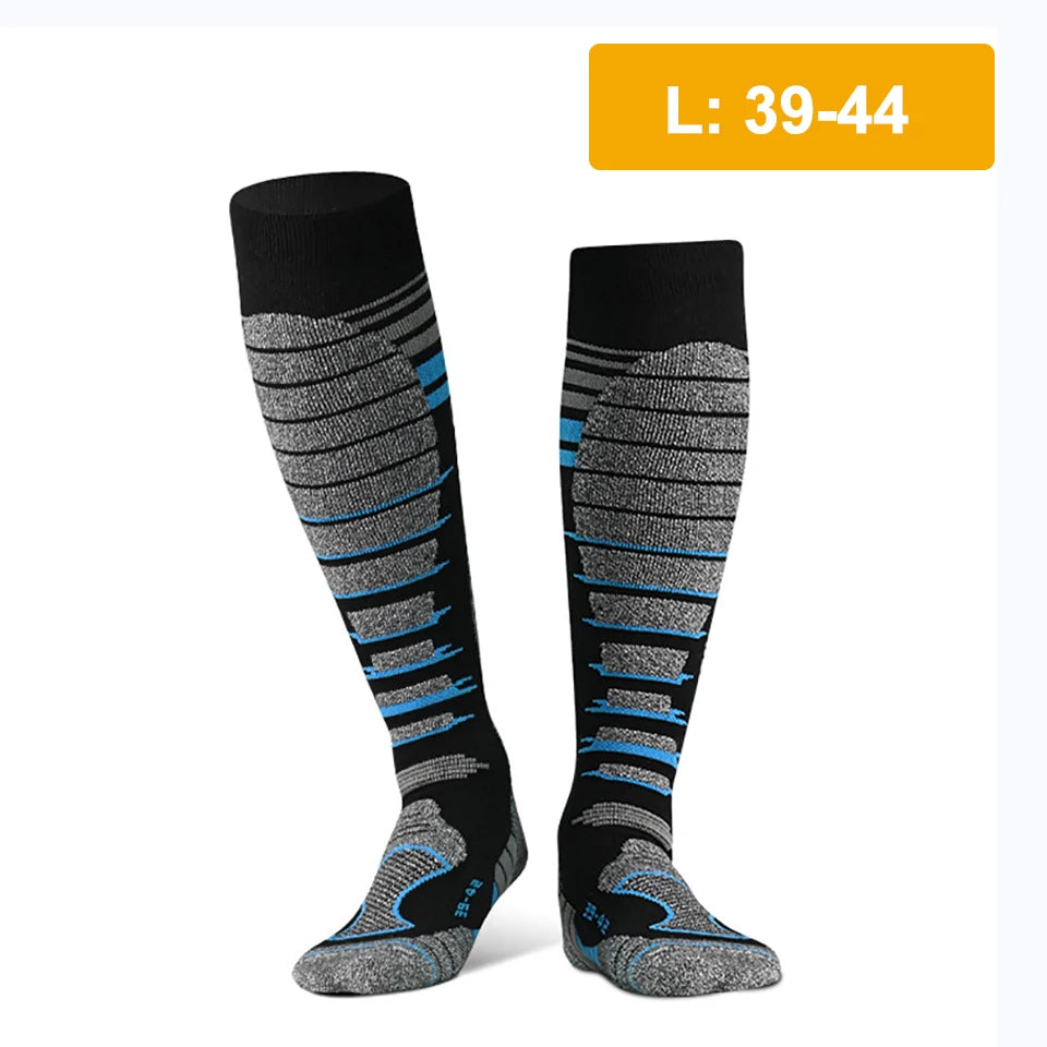 GTUBIKE 1 Pair Merino Wool Winter Men Warm Ski Socks Thicker Sports Snowboard Cycling Soccer Socks High Elastic Thermal Socks