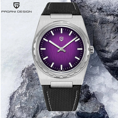 PAGANI DESIGN 2025 New VJ21 Fashion Man Quartz Watch V2 Sapphire 10Bar Waterproof Thin 7MM Luminous C3 Upgrade reloj hombre