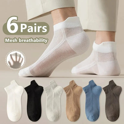 1pairs Men's Fashion Cotton Breathable Comfortable Ankle Socks, Men's Summer Socks