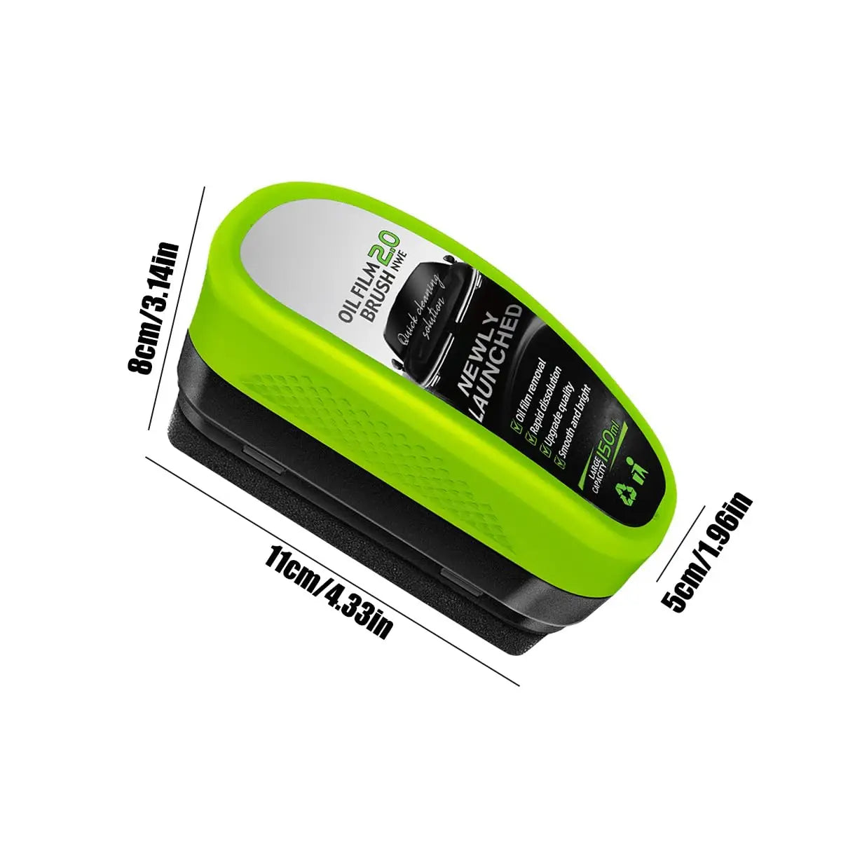 150ML Glass Cleaning Board Automotive Oil Film Cleaning Brush Glass Oil Film Remover Powerful Oil Film Removal & Crystal Coating