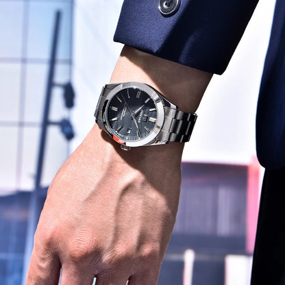 BENYAR 2024 Sand Dia 40MM Relógio Mecânico em Aço Inoxidável 316L Simples e Resistente à Água até 5 Bar - Relógio de Pulso Automático para Homem