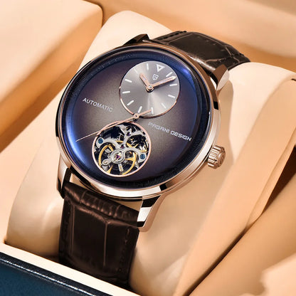 PAGANI DESIGN 2025 New Mechanical Tourbillon Men's watches 42mm Dial 100M Waterproof Watch Luminous Luxury Automatic Man watch