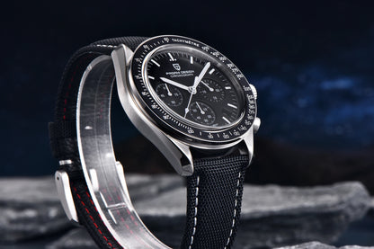 PAGANI DESIGN 2025 New Moon Watch For Men Quartz Multifunction Chronograph Sports Mens Watches Top Brand Luxury Sapphire Mirror
