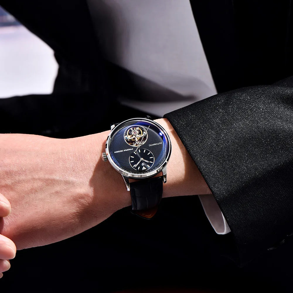 PAGANI DESIGN 2025 New Mechanical Tourbillon Men's watches 42mm Dial 100M Waterproof Watch Luminous Luxury Automatic Man watch