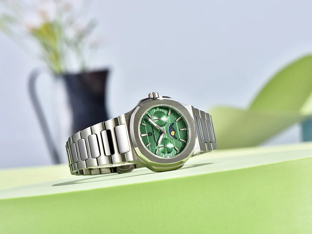 Pagani design 2025new women's watch luxury quartz watch top Sapphire luminous chronograph watch clock complete calendar gift box