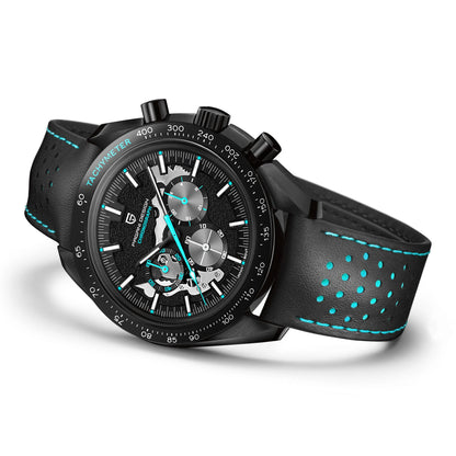 Relógio PAGANI DESIGN 1701 Moon para homem, lançamento 2025, de luxo, quartzo, cronógrafo, desportivo, com vidro de safira e design moderno. Ideal para oferecer!