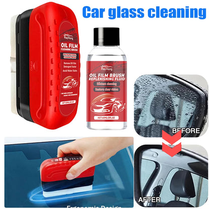 Glass Cleaning Board Improves Clarity and Visibility Universal Glass Cleaning Wipe Board Cleaning Glass Brush for Car Windshield