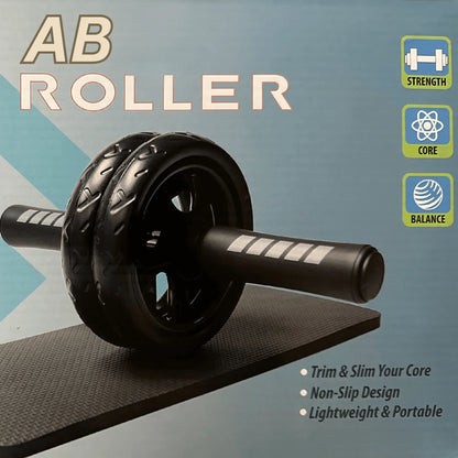Abdominal and Core Strength Training Roller Wheel with Kneeling Pad for Men and Women