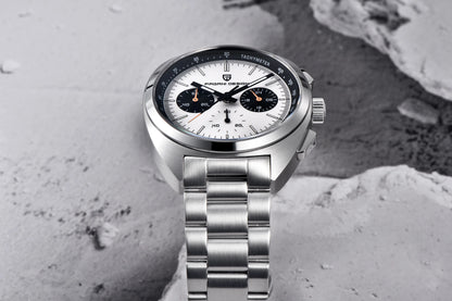 PAGANI DESIGN 2025 New Pilot Luxury Quartz Watch For Men Sport Chronograph AR Sapphire crystal Stainless steel Wrist watches Men
