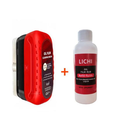 Removedor de películas de óleo em vidros de automóveis, placa de limpeza de vidros, revestimento hidrófobo para para-brisas, ferramenta de detalhe automóvel.