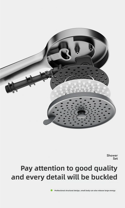 Gray Bathroom Shower Set Rainfall Shower Faucet Set Apartment Hotels Household multifunctional Split Bathtub Showers