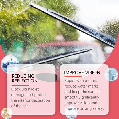 Glass Cleaning Board Universal Glass Cleaning Wipe Board Cleaning Glass Brush for Car Windshield Oil Film Cleaner Glass Coating