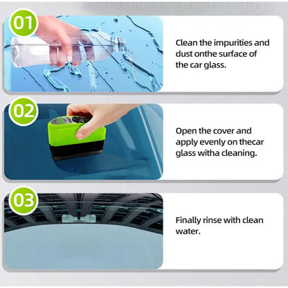 Glass Cleaning Brush Multifunctional Stain Rainwater Clean Wipe Clean Oil Film Wiper Portable Vehicle Home Furnishing Brush