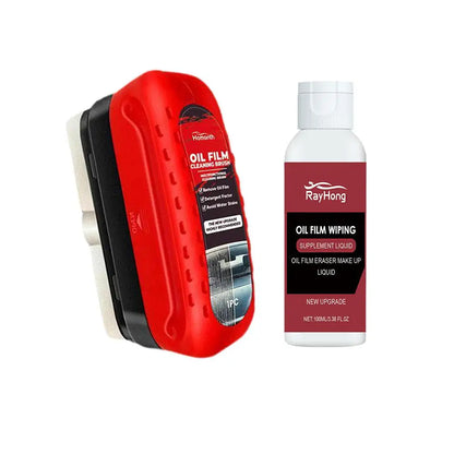 Car Windshield Oil Film Cleaner Glass Cleaning Board Glass Cleaning Wipe Board Glass Oil Film Remover Car Glass Cleaner Brush