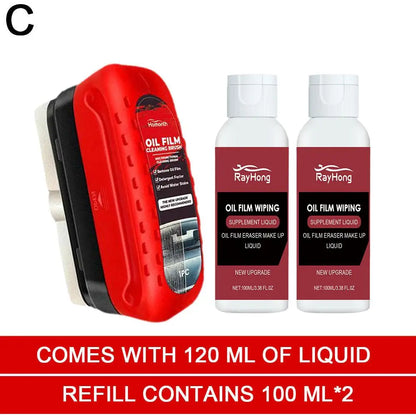 Car Windshield Oil Film Cleaner Glass Cleaning Board Glass Cleaning Wipe Board Glass Oil Film Remover Car Glass Cleaner Brush