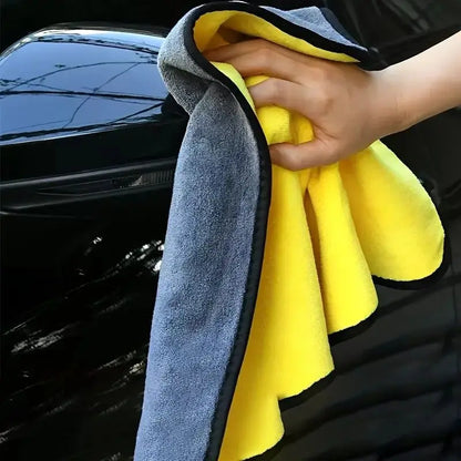 Super Microfiber Car Cleaning Towel Reusable Detail Cloth for Glass Fast-Absorbing Lint-Free Household Vehicle Care Fabrics Cars