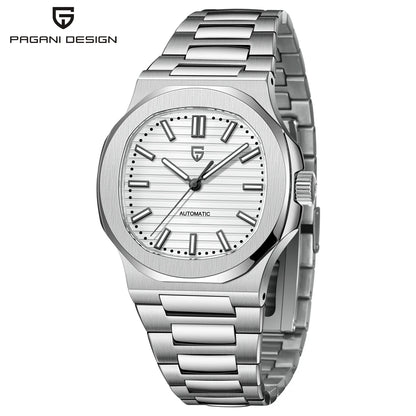 PAGANI DESIGN 2025 New Men's Watches Luxury Automatic Watch For Men Mechanical 40MM WristWatch Stainless Steel AR Sapphire glass