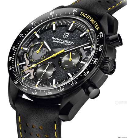 Relógio PAGANI DESIGN 1701 Moon para homem, lançamento 2025, de luxo, quartzo, cronógrafo, desportivo, com vidro de safira e design moderno. Ideal para oferecer!