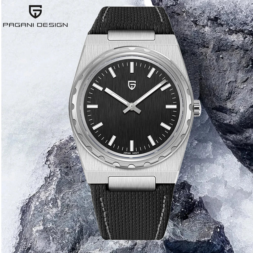 PAGANI DESIGN 2025 New VJ21 Fashion Man Quartz Watch V2 Sapphire 10Bar Waterproof Thin 7MM Luminous C3 Upgrade reloj hombre