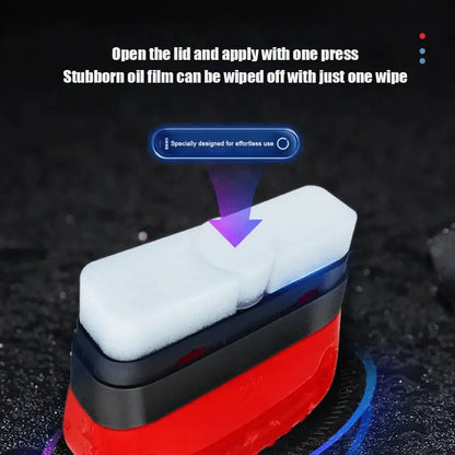 Car Windshield Oil Film Cleaner Glass Cleaning Board Glass Cleaning Wipe Board Glass Oil Film Remover Car Glass Cleaner Brush