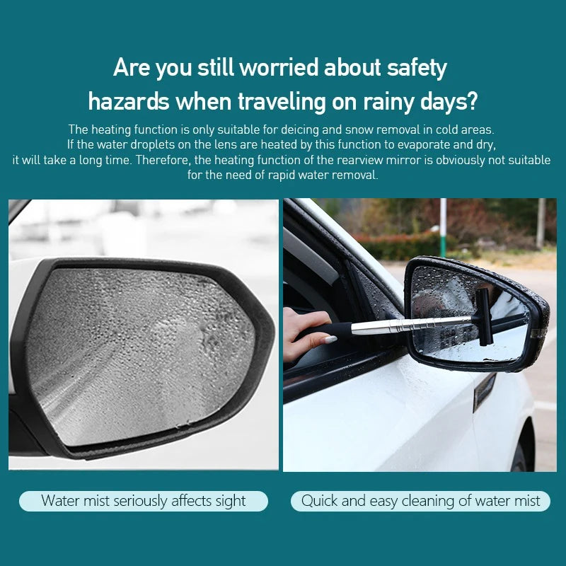 Non-Scratch Soft Silicone Handy Squeegee Car Wrap Tools Water Window Wiper Drying Blade Clean Scraping Film Scraper Accessories