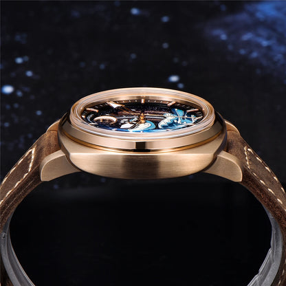 Pagani Design 2025 New NH35A 43MM Fashionable Men's Automatic Mechanical Watch Stainless Steel Waterproof 10Bar dial Glow reloj