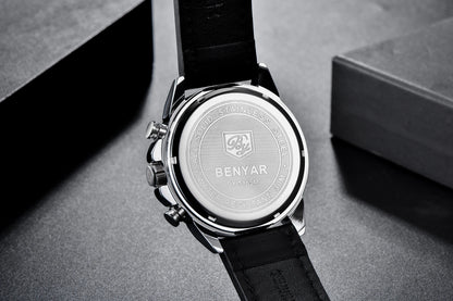BENYAR Top Luxury Brand 2023 New Men's Watches Multifunction Quartz Sport Chronograph Watches Men Wrist Watch Relogio Masculino