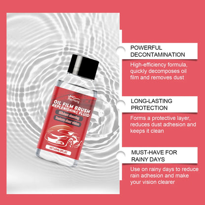 Glass Cleaning Board Universal Glass Cleaning Wipe Board Cleaning Glass Brush for Car Windshield Oil Film Cleaner Glass Coating