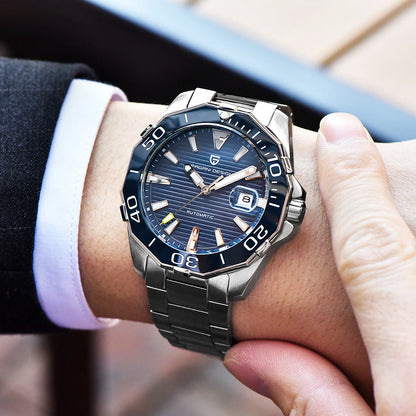 2025 New Brand PAGANI DESIGN 1617 Men's Military Sport Mechanical Watches Waterproof Stainless Steel Top Brand Luxury Men Watch