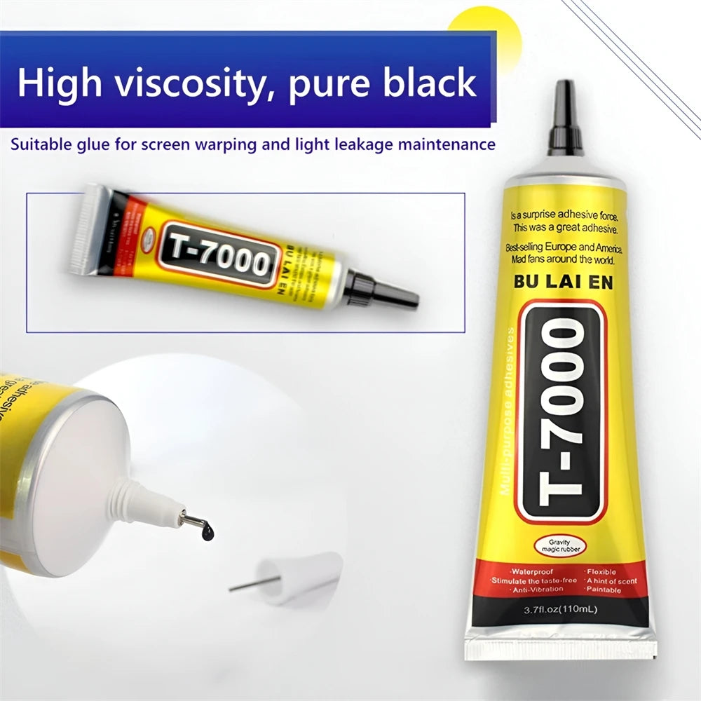 15ML 50ML 110ML B-7000 Clear Contact Phone Repair Adhesive Universal Glass Plastic DIY Glue T7000 with Precision Applicator Glue
