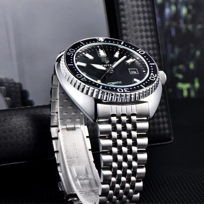 New BENYAR 42MM Tuna Men Mechanical Watch Luxury Stainless Steel Automatic Watch 50M Diving Luminous Watch for Men reloj hombre
