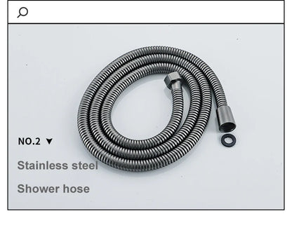 Grey Thermostatic Piano Digital Bathroom Shower Set 12 Inch Rain Shower Head Hot Cold Digital Bathroom Shower Set Accessories