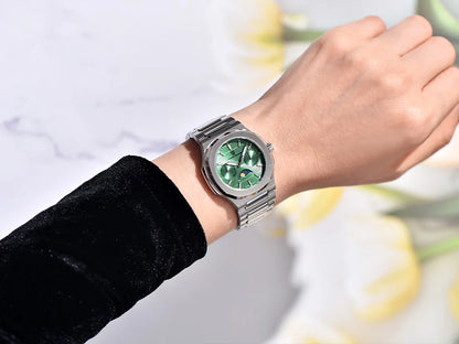 Pagani design 2025new women's watch luxury quartz watch top Sapphire luminous chronograph watch clock complete calendar gift box