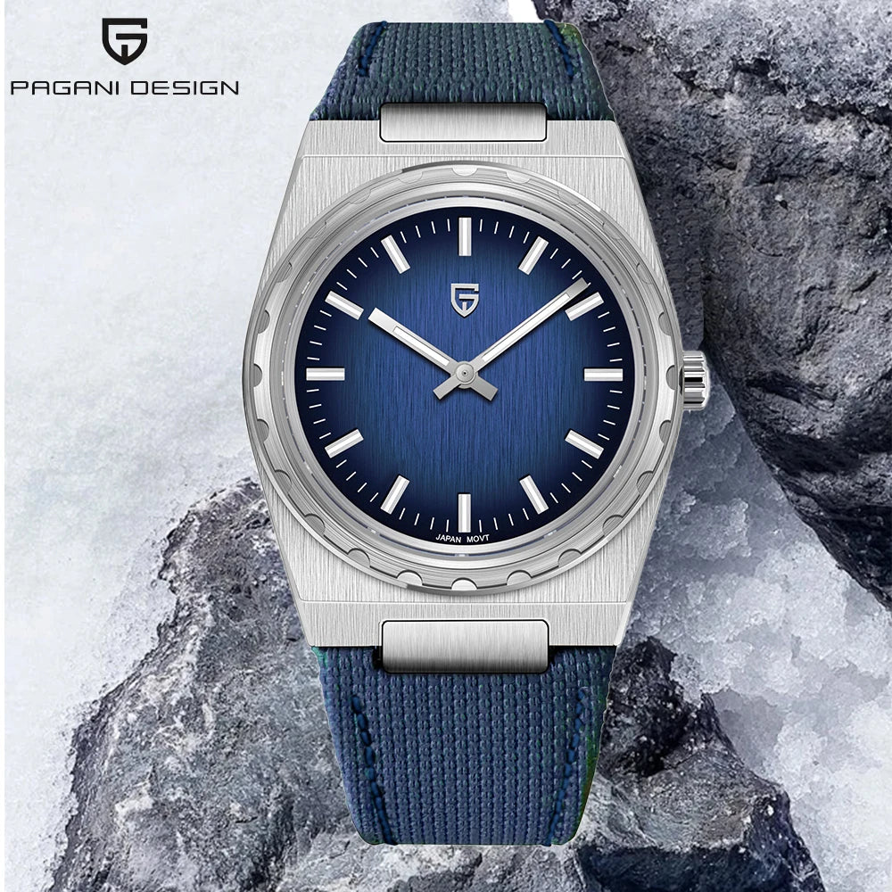 PAGANI DESIGN 2025 New VJ21 Fashion Man Quartz Watch V2 Sapphire 10Bar Waterproof Thin 7MM Luminous C3 Upgrade reloj hombre