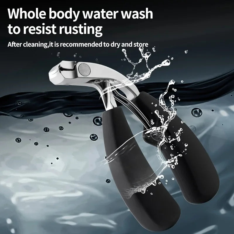 Stainless Steel Elbow Nail Clippers with Large Opening Nail Clippers Set Decoration Nail Cutter Tools