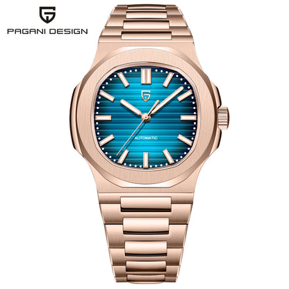 PAGANI DESIGN 2025 New Men's Watches Luxury Automatic Watch For Men Mechanical 40MM WristWatch Stainless Steel AR Sapphire glass