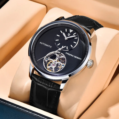 PAGANI DESIGN 2025 New Mechanical Tourbillon Men's watches 42mm Dial 100M Waterproof Watch Luminous Luxury Automatic Man watch