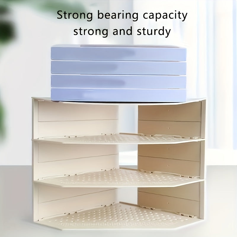 Caixa organizadora retrátil com 4 compartimentos para livros e arquivos: ideal para organizar documentos, arquivos e outros artigos essenciais de escritório, material escolar e decoração.