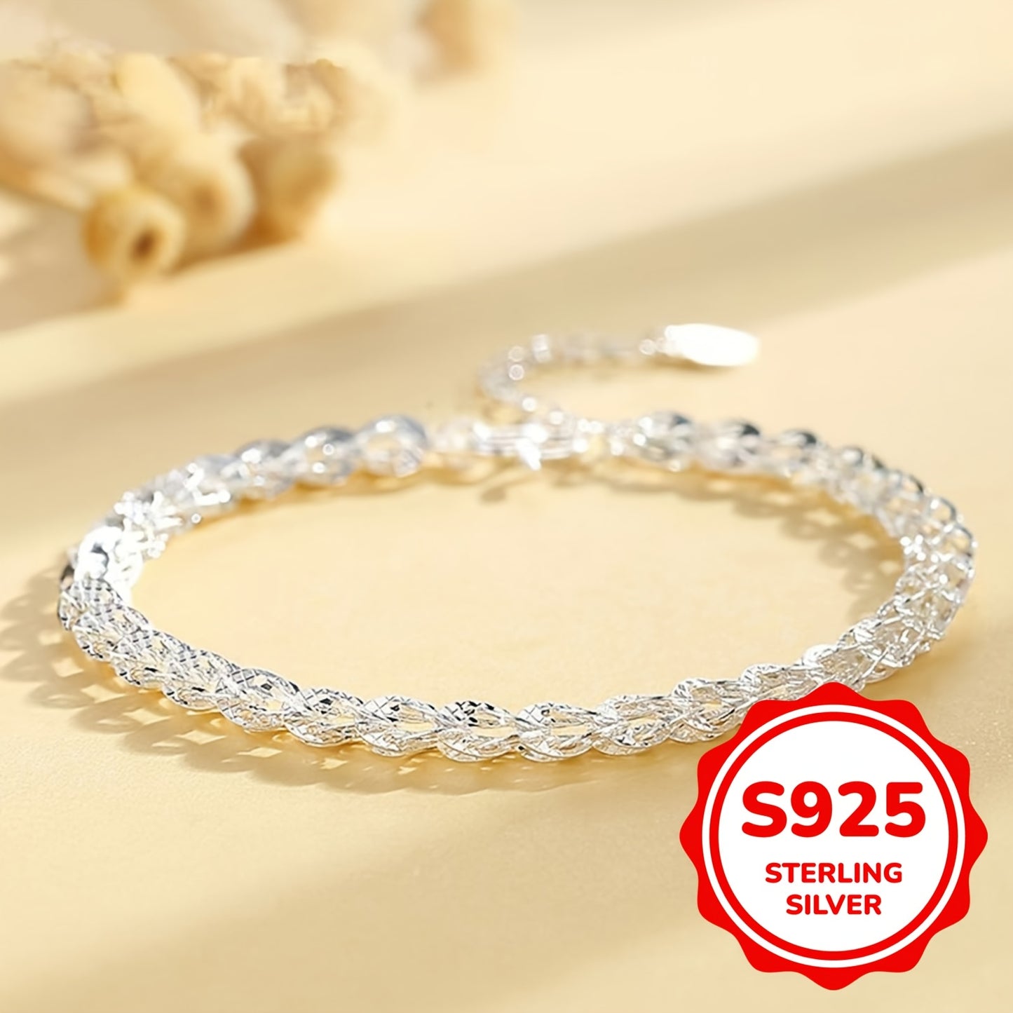 Sterling Silver Phoenix Tail Bracelet Female