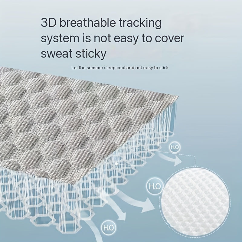 2pcs 3D Tactile Cool Ice Pillow Ice SPA Pillow Breathable Cervical Spine Cool Pillow High-end Hotel-grade Pillow Sleep Without Collapsing 3D Memory Rebound Technology Perfect Holiday Gift for Parents and Friends High-end gift