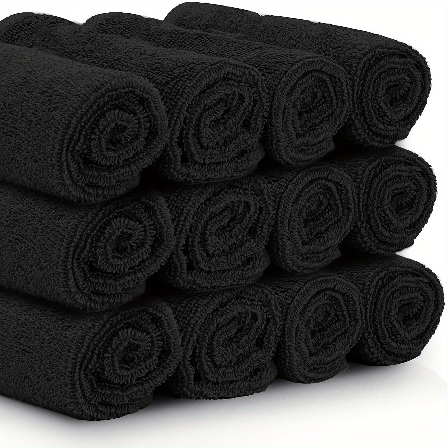 6pcs Makeup Remover Towel Set, Strong Water Absorption, Soft Towel For Bathroom, Spa, And Gyms