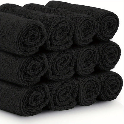 6pcs Makeup Remover Towel Set, Strong Water Absorption, Soft Towel For Bathroom, Spa, And Gyms