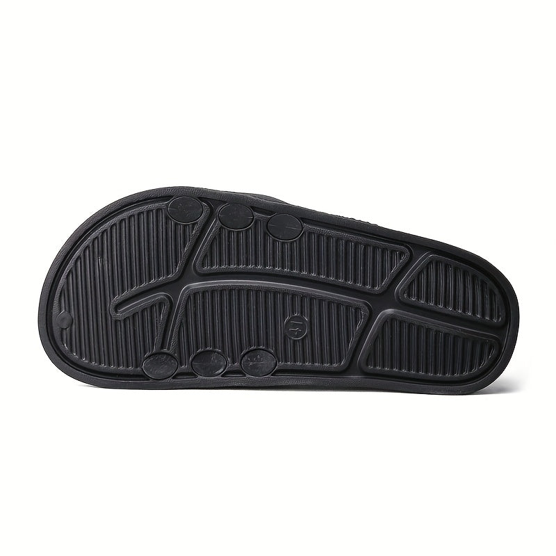 Men'S Casual Slip-On Sandals with "2W" Embroidery - Non-Slip, EVA Material, Black and Brown, Comfortable for Indoor and Outdoor Use, Casual Footwear | Stylish Sandals | EVA Sandals