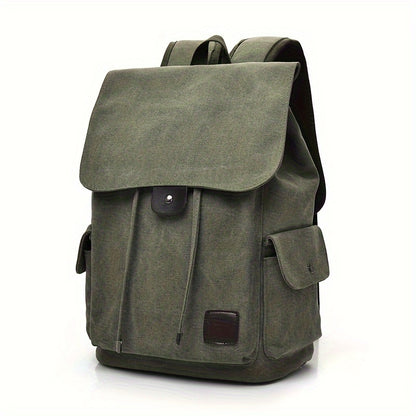 Fashionable Trendy Backpack, Casual Canvas Bag, College Style Travel Backpack Student Schoolbag