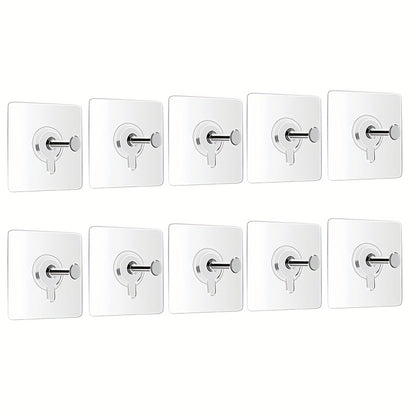 28pcs Damage-Free Strong Adhesive Wall Stickers - Invisible Screw Nails for Wedding Photos, Photo Frames, Utility Hooks - No Trace Nail Hooks for Secure Hanging, Utility Hooks