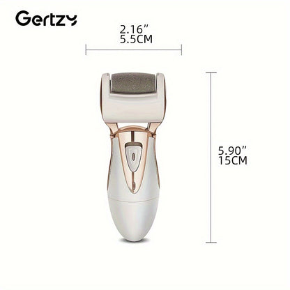 GERTZY Electric Feet Callus Removers Rechargeable, Portable Electronic Foot File Pedicure Tools, Electric Callus Remover Kit, Professional Pedi Feet Care For Dead, Hard Cracked Dry Skin Ideal Gift